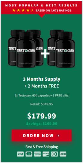 buy testogen five bottle